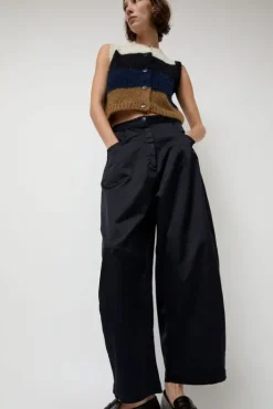 Fashion Satin Curved Pants in Night Collections|Shorts & Pants