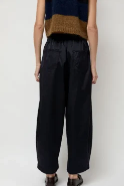 Fashion Satin Curved Pants in Night Collections|Shorts & Pants