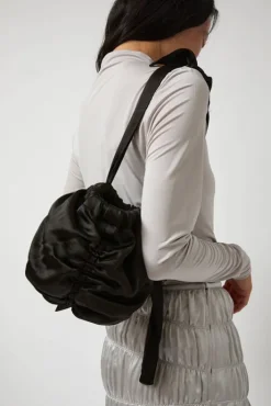 Clearance Satin Mini Ball Bag in Black Holiday Gift Guide|Bags