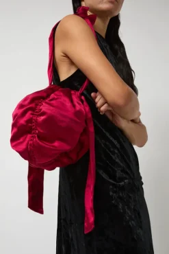 New Satin Mini Ball Bag in Pink Holiday Gift Guide|Bags