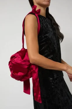 New Satin Mini Ball Bag in Pink Holiday Gift Guide|Bags