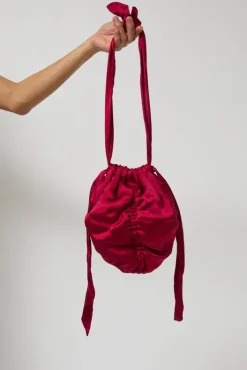 New Satin Mini Ball Bag in Pink Holiday Gift Guide|Bags