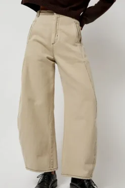 Online Shade Denim Pants in Tan Denim|Shorts & Pants