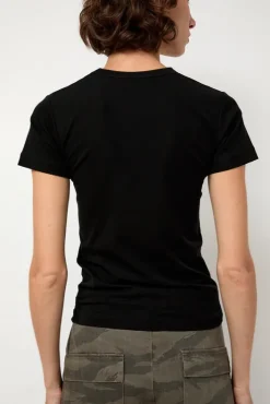 Outlet Shrunken Tee in Black Tops|Clothing