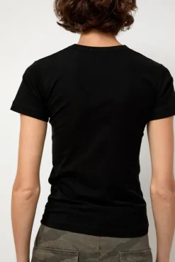 Outlet Shrunken Tee in Black Tops|Clothing