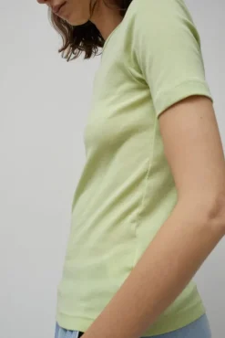Hot Shrunken Tee in Limeade Collections|Tops
