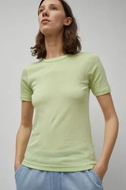Hot Shrunken Tee in Limeade Collections|Tops