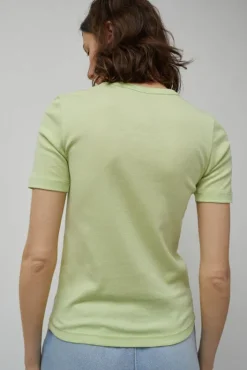 Hot Shrunken Tee in Limeade Collections|Tops