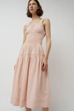 Sale Sigrid Dress in Piquillo Check Collections|Dresses