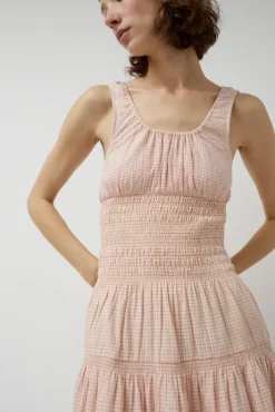 Sale Sigrid Dress in Piquillo Check Collections|Dresses