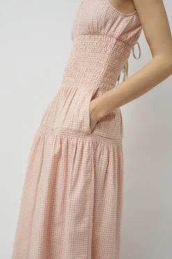 Sale Sigrid Dress in Piquillo Check Collections|Dresses