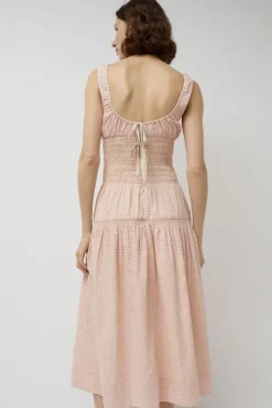Sale Sigrid Dress in Piquillo Check Collections|Dresses