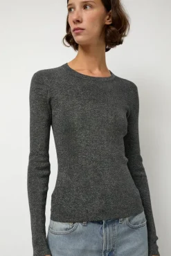 New Skinny Crew in Chrome Sweaters|Clothing