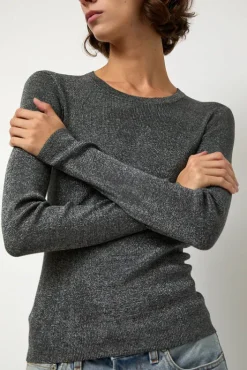 New Skinny Crew in Chrome Sweaters|Clothing