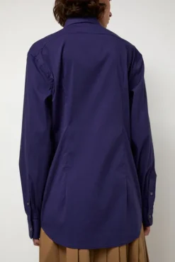 Sale Slim Long Shirt in Ultramarine Tops|Clothing