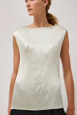 New Space Tank in Ivory Tops|Clothing