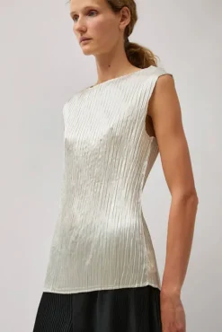 New Space Tank in Ivory Tops|Clothing