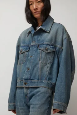 Clearance Spencer Jacket in Oil Blue Jackets & Outerwear|Denim