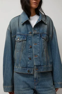 Clearance Spencer Jacket in Oil Blue Jackets & Outerwear|Denim
