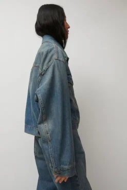Clearance Spencer Jacket in Oil Blue Jackets & Outerwear|Denim