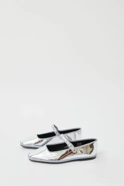Online Square Toe Mary Jane in Silver Mirror Holiday Gift Guide|Collections