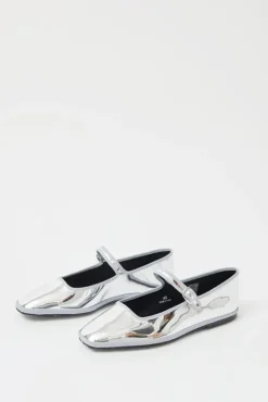 Online Square Toe Mary Jane in Silver Mirror Holiday Gift Guide|Collections