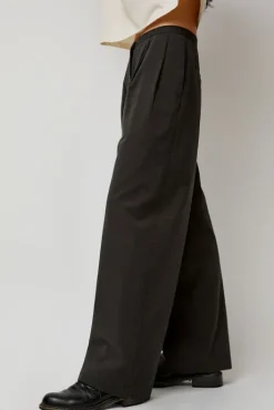 Fashion Straight Trousers in Dark Grey Collections|Shorts & Pants