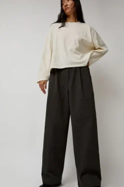 Fashion Straight Trousers in Dark Grey Collections|Shorts & Pants