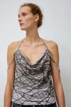 Fashion Strap Top in Print Tops|Clothing