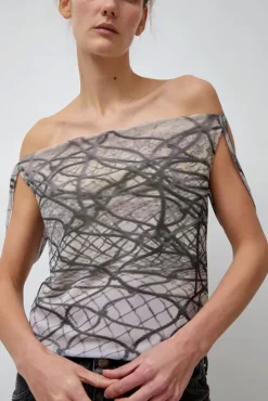 Fashion Strap Top in Print Tops|Clothing