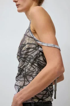 Fashion Strap Top in Print Tops|Clothing
