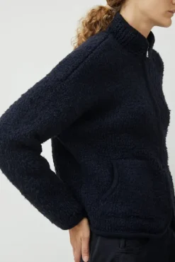 Fashion Teddy Jacket in Navy Collections|Jackets & Outerwear