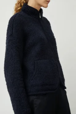 Fashion Teddy Jacket in Navy Collections|Jackets & Outerwear