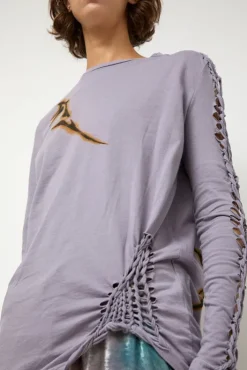 Best Tosh Long Sleeve Tee in Mauve Tops|Clothing