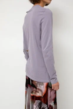 Best Tosh Long Sleeve Tee in Mauve Tops|Clothing