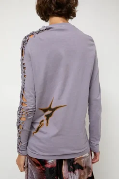 Best Tosh Long Sleeve Tee in Mauve Tops|Clothing