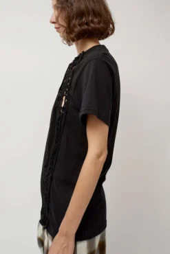 Discount Tosh Tee in Charcoal Tops|Clothing