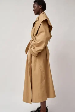 Clearance Trench Coat in Beige Jackets & Outerwear|Clothing