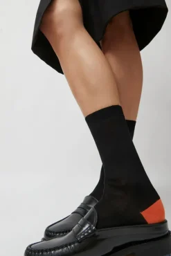 Discount Tricolor Cotton Socks in Black Collections|Socks & Tights