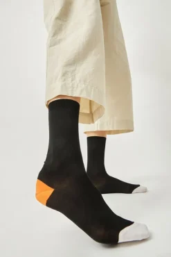 Discount Tricolor Cotton Socks in Black Collections|Socks & Tights