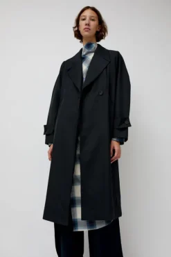 Hot Trigonal Fall Coat in Charcoal Jackets & Outerwear|Clothing