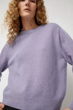 Discount Tropical Dreams Crewneck in Violet Mix Holiday Gift Guide|Sweaters