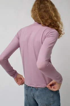 Hot Turtleneck in Still Purple Collections|Tops
