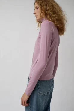 Hot Turtleneck in Still Purple Collections|Tops