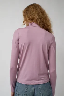 Hot Turtleneck in Still Purple Collections|Tops