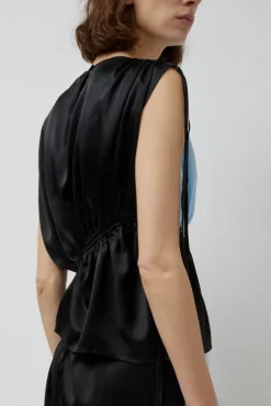 Sale Viola Top in Crystal Blue Tops|Clothing