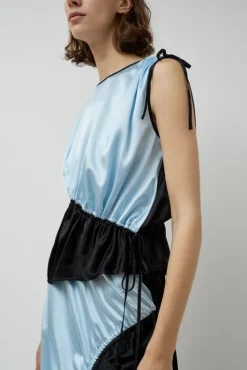 Sale Viola Top in Crystal Blue Tops|Clothing