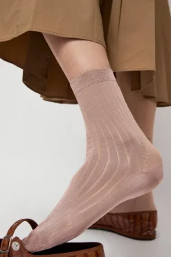 Clearance Viscose Tabi Socks in Rosewood Socks & Tights|Accessories