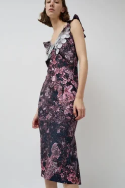 Discount V Neck Sequin Dress in Purple Landscape Holiday Gift Guide|Dresses