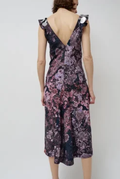 Discount V Neck Sequin Dress in Purple Landscape Holiday Gift Guide|Dresses